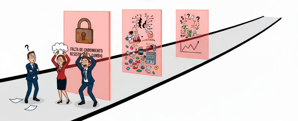 Comparativa de pymes ancladas en el pasado vs. pymes que usan IA